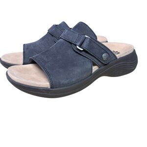 KURU CODA Aika Orthotic Sandals in Black Suede – Women’s Sz 7